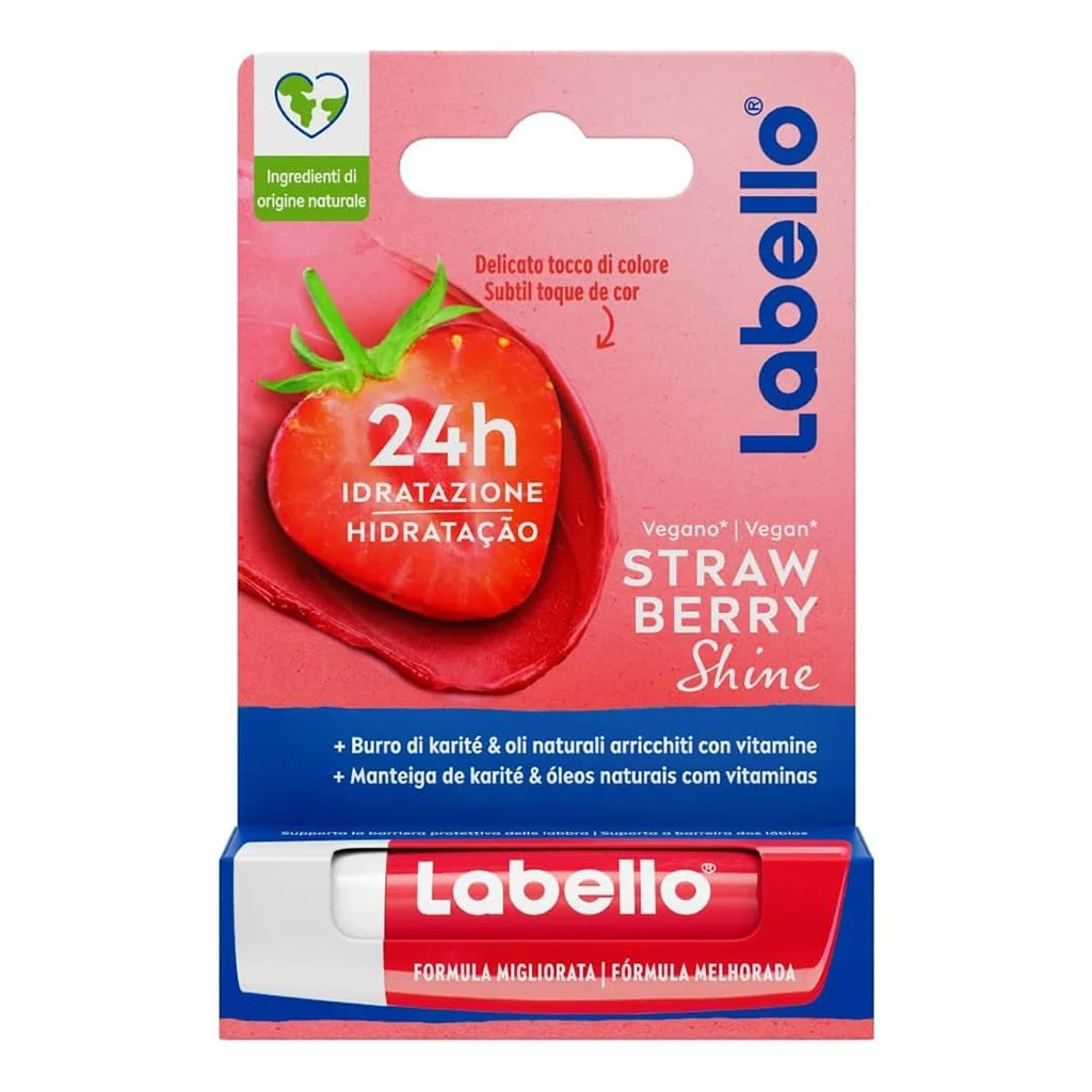 بالم-لب-لبلو-توت-فرنگی-Labello-Strawberry-Shine بالم لب لبلو - تصویر 5